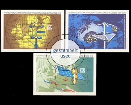 DDR, Block 34-36, gestempelt
