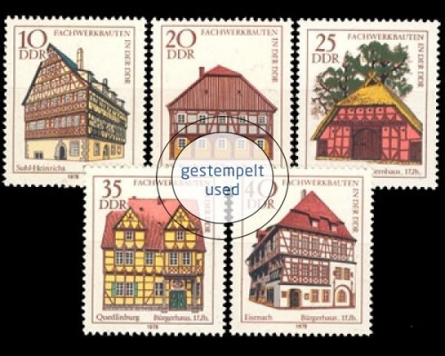 DDR, Michel Nr. 2294-2298, gestempelt