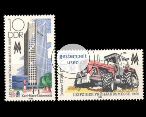 DDR, Michel Nr. 2498-2499, gestempelt