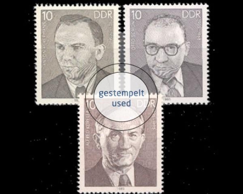 DDR, Michel Nr. 2920-2922, gestempelt