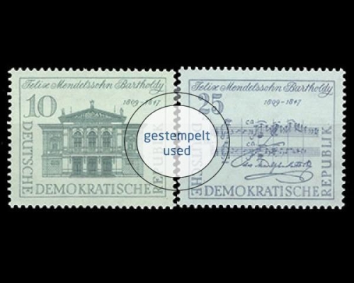 DDR, Michel Nr. 676-677, gestempelt
