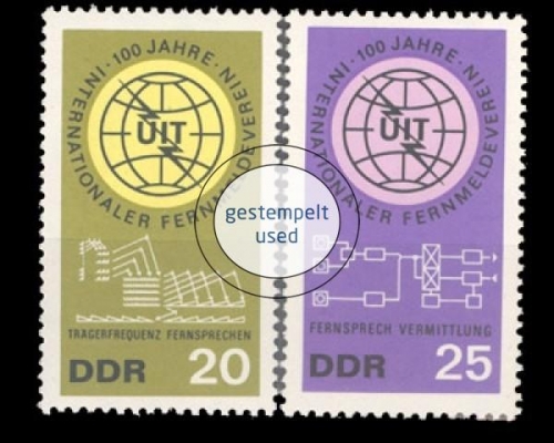 DDR, Michel Nr. 1113-1114, gestempelt