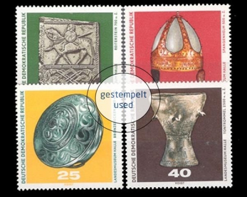 DDR, Michel Nr. 1553-1556, gestempelt