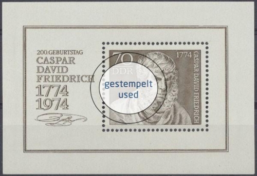 DDR, Block 40, gestempelt