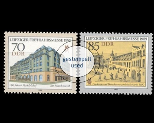 DDR, Michel Nr. 3235-3236, gestempelt
