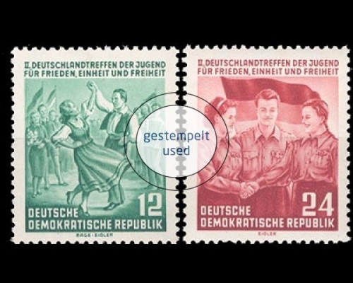 DDR, Michel Nr. 428-429, gestempelt