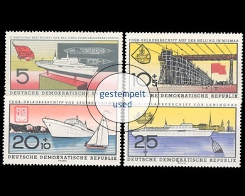 DDR, Michel Nr. 768-771, gestempelt