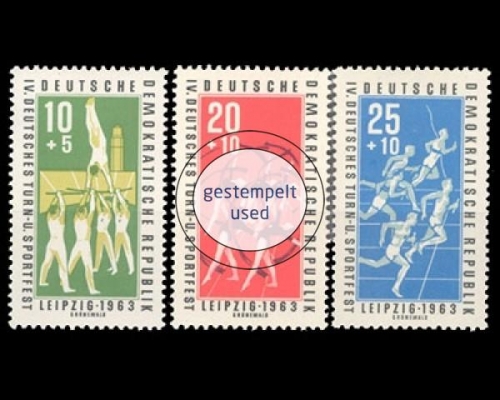 DDR, Michel Nr. 963-965, gestempelt