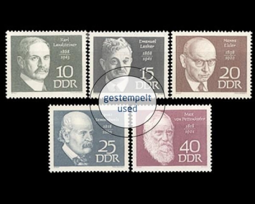 DDR, Michel Nr. 1386-1390, gestempelt