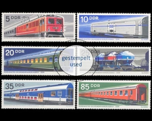 DDR, Michel Nr. 1844-1849, gestempelt