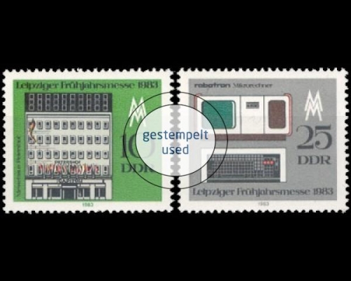 DDR, Michel Nr. 2779-2780, gestempelt