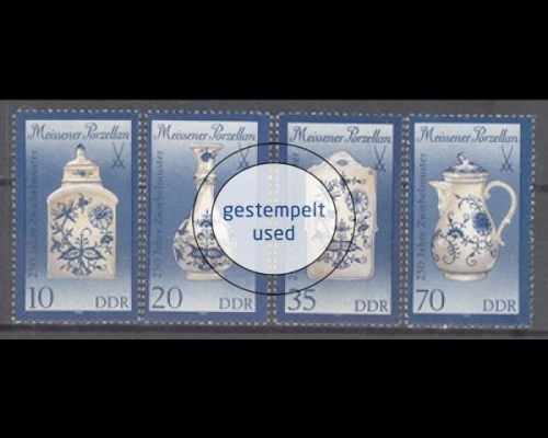 DDR, Michel Nr. 3241-3244 I, gestempelt