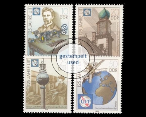 DDR, Michel Nr. 3332-3335, gestempelt