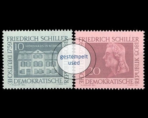 DDR, Michel Nr. 733-734, gestempelt