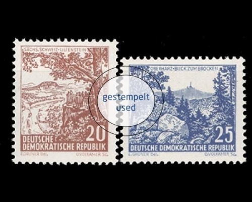 DDR, Michel Nr. 815-816, gestempelt