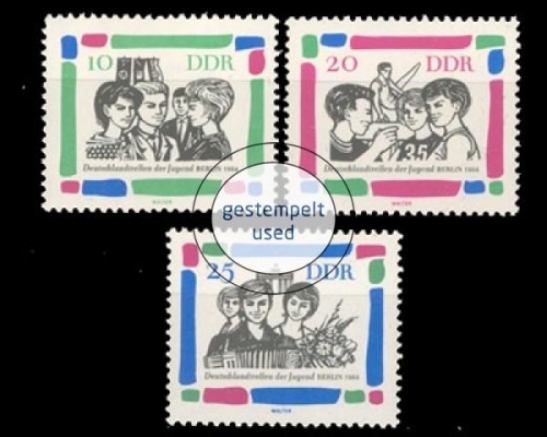 DDR, Michel Nr. 1022-1024, gestempelt