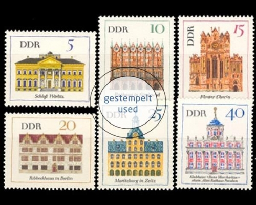 DDR, Michel Nr. 1245-1250, gestempelt