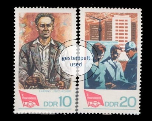 DDR, Michel Nr. 1363-1364, gestempelt