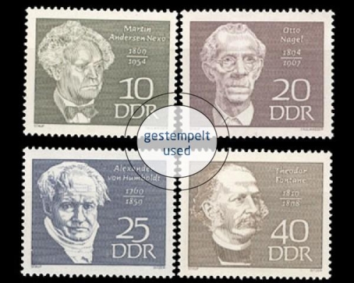 DDR, Michel Nr. 1440-1443, gestempelt