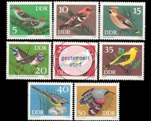 DDR, Michel Nr. 1834-1841, gestempelt