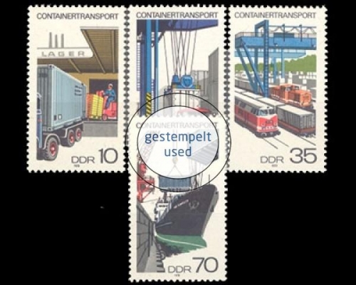 DDR, Michel Nr. 2326-2329, gestempelt