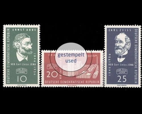 DDR, Michel Nr. 545-547, gestempelt