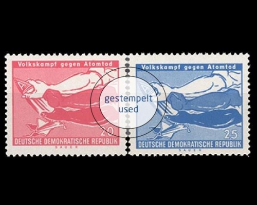 DDR, Michel Nr. 655-656, gestempelt