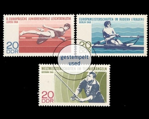 DDR, Michel Nr. 1372-1374, gestempelt