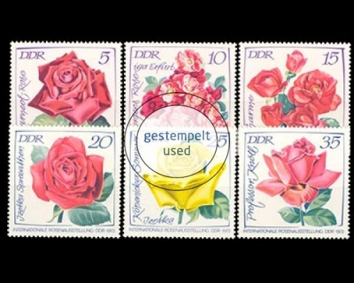 DDR, Michel Nr. 1763-1768, gestempelt