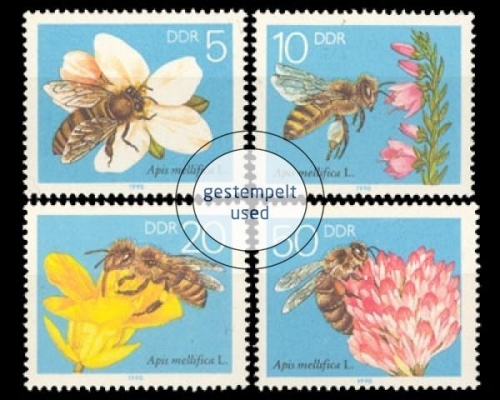 DDR, Michel Nr. 3295-3298, gestempelt