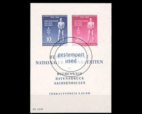 DDR, Block 11, gestempelt