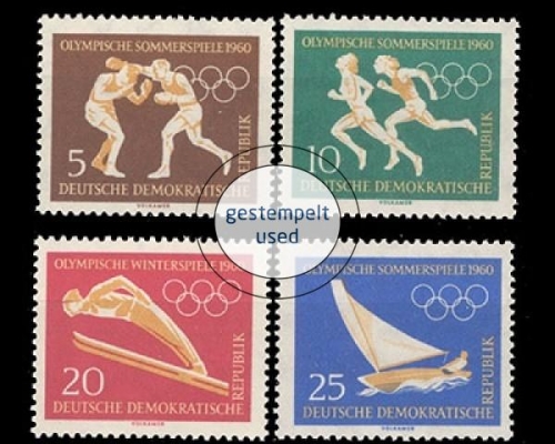 DDR, Michel Nr. 746-749, gestempelt