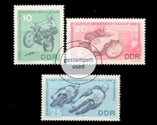 DDR, Michel Nr. 972-974, gestempelt