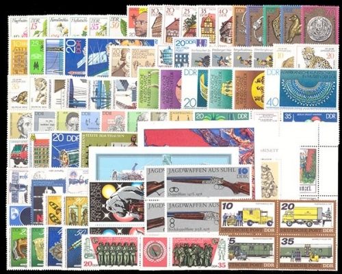 DDR, MiNr. 2287-2387, Jahrgang 1978, postfrisch