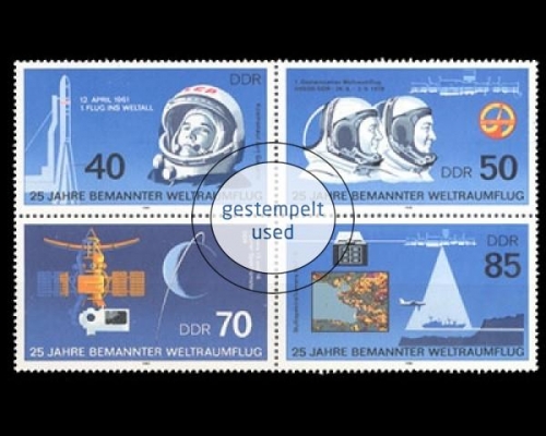 DDR, Michel Nr. 3005-3008 ZD, gestempelt