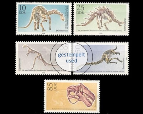 DDR, Michel Nr. 3324-3328, gestempelt
