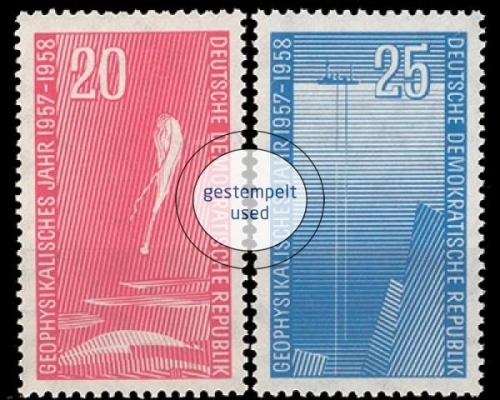 DDR, Michel Nr. 616-617, gestempelt