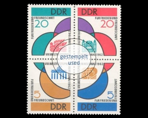 DDR, Michel Nr. 901-904 ZD, gestempelt