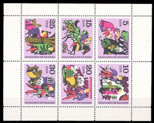 DDR, Michel Nr. 1545-1550 KB, postfrisch