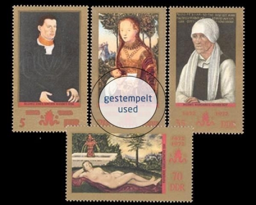 DDR, Michel Nr. 1769-1772, gestempelt