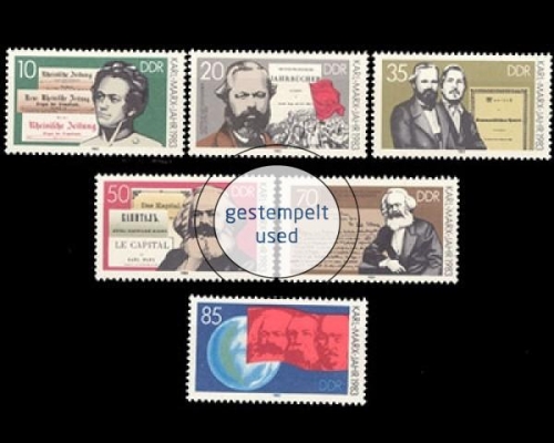 DDR, Michel Nr. 2783-2788, gestempelt