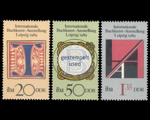 DDR, Michel Nr. 3245-3247, gestempelt