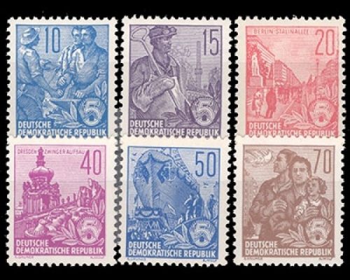 DDR, Michel Nr. 453-458, postfrisch