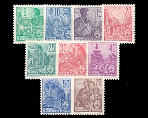 DDR, Michel Nr. 577-585 A, postfrisch