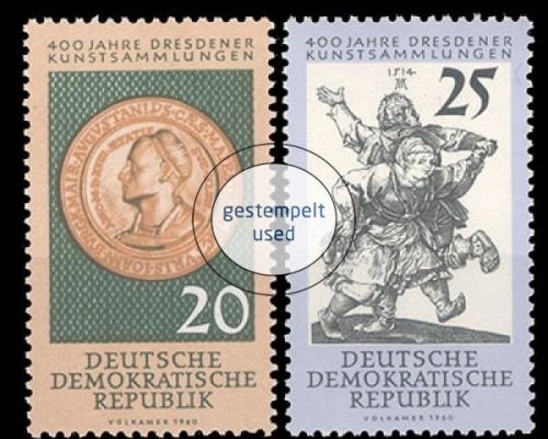 DDR, Michel Nr. 791-792, gestempelt