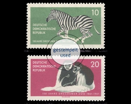 DDR, Michel Nr. 825-826, gestempelt