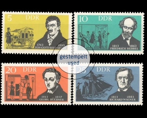 DDR, Michel Nr. 952-955, gestempelt