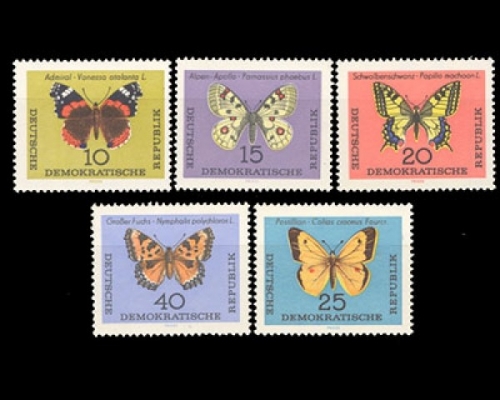 DDR, Michel Nr. 1004-1008, postfrisch