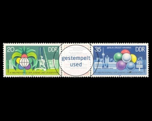 DDR, Michel Nr. 2345-2346 ZD, gestempelt