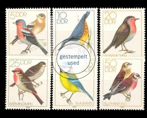 DDR, Michel Nr. 2388-2393, gestempelt